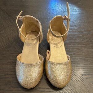 Disney Parks, Disney Princess Shoes, Gold Glitter, Toddler Size 8